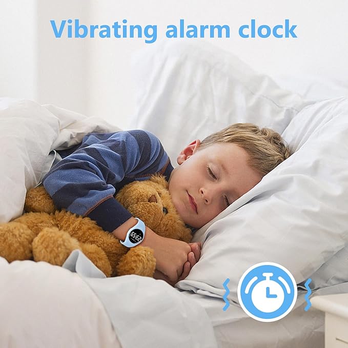 Kids Watches for Girls Boys Digital Sport Watch with Step Counter Pedometer Vibration Alarm Clock, No App Waterproof Fitness Tracker Kids Watch Boys Girls Teens Students Ages 5-16