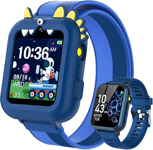 Cosjoype Smart Watch for Kids Age 4-12, 39 Games Touchscreen Boys Watch with Camera Music Player Pedometer Flashlight, Kids Toys Christmas Birthday Gifts for Boys Girls Age 5 6 7 8