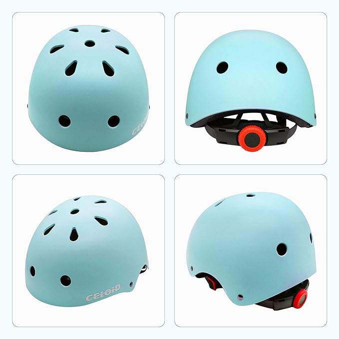 Kids Bike Helmet,Toddler Skateboard Helmets for Ages 2-3-5-8-14 Years Boys Girls，Adjustable Multi-Sport Bicycle Skateboarding Football Roller Skating Scooter Rollerblade Balance Bike Helmet