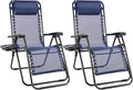 Sweetcrispy Zero Gravity Chairs Set of 2, Outdoor Folding Reclining Lounge Chair by Sweetcrispy
