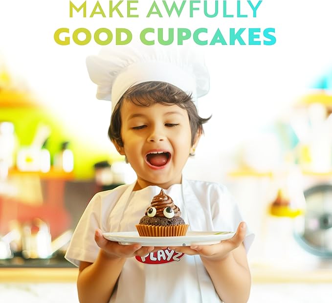 Playz Edible Poo Chocolate & Candy Making Science Kit for Kids Ages 8-12 Years Old - Food Science Chemistry Kid Science Kit with 30 Experiments, Educational Science Kits for Boy & Girls