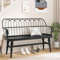 DIBRATY Entryway Bench, Spindle Back Wooden Dinning Bench, Farmhouse Foyer Bench by DIBRATY