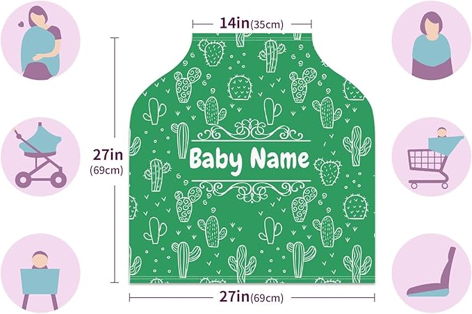 Baby Car Seat Stroller Cover Nursing Cover New Mom Breastfeeding Scarf Soft Stretchy Infant Carrier Cover Car Canopy Coverage