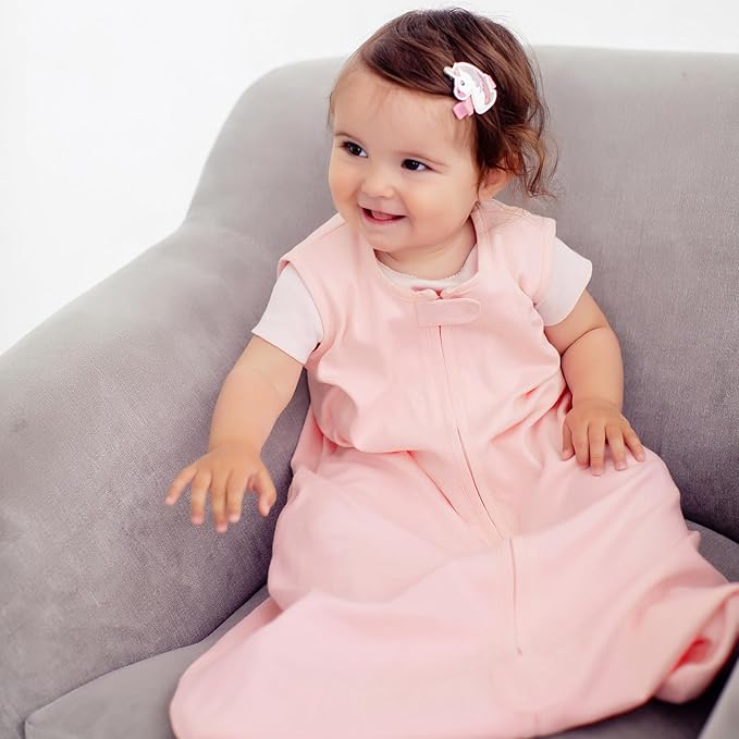 Mama Cheetah Baby Sleep Sack 0.5 TOG, Organic Cotton Baby Wearable Blanket with Two-Way Zipper, Swaddle Transition Baby Sleeping Bag for Newborn Infant Toddler Boy Girl, 18-24 Months