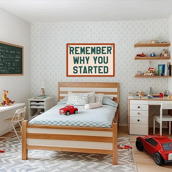 Inspirational Banner, Motivational Wall Decor, Positive Affirmations Wall Hanging, Vintage Banner Flag, Wall Flag Home Living Room Gym Dorm Office Decor, Banner for Room