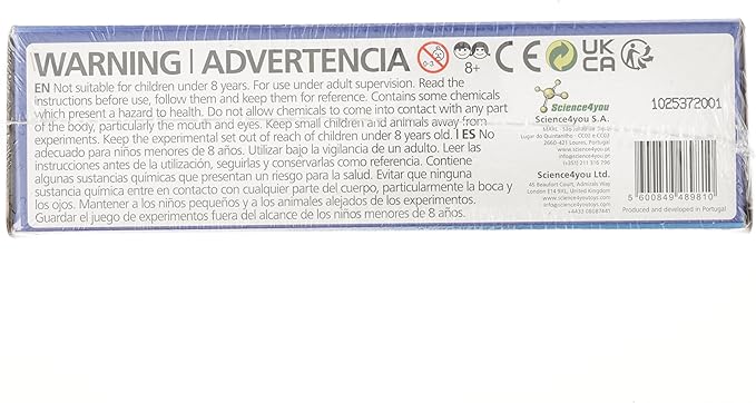 Science4you - Crystal Growing Kit for Kids Age 8+ - Chemistry Set with 10 Science Experiments for Kids Including Growing Crystals and Gem Stones, Geology Gifts for Kids, Science Kits for Kids Age 8