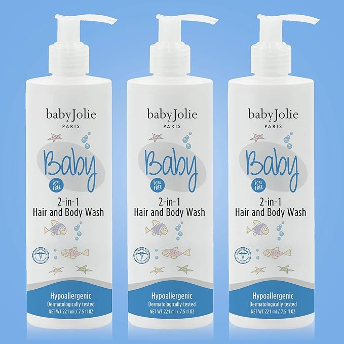 Baby Jolie Baby Body Wash, Kids Hair and Body Wash for Babies & Newborn 2-in-1, Shampoo + Soap | 7.5oz | 221ml (3)