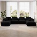 Novilla 141" Modular Sectional Sofa, Modern Cloud Sectional Couch by Novilla