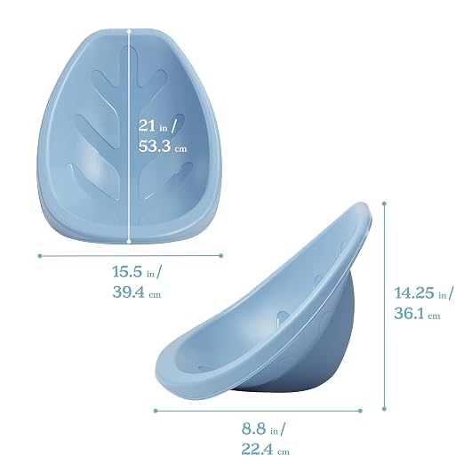 ECR4Kids Plastic Leaf Scoop Floor Rocker Seat, Classroom Furniture - Image 3