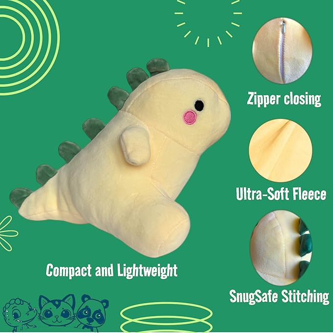 Generic 3-Pack 8" Make Your Own Stuffed Animal Kit - No Sew Crafts for Kids - DIY Children Dinosaur Pillow - Unstuffed Plush Animals Kit