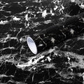 Arthome Black Marble Contact Paper, Peel and Stick Black Silver Paper, Self by ArthomeWALLDECOR