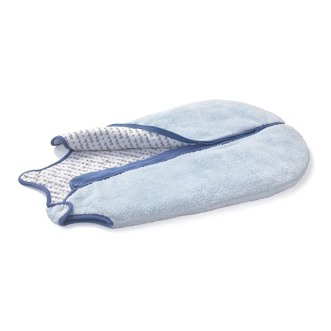 baby deedee Sleep nest Teddy Baby Sleeping Bag Sack for Boys and Girls, Toddler and Infants, Soft Blue, Large (18-36 Month)