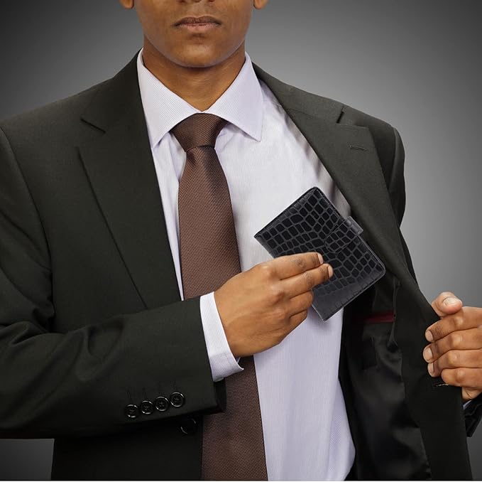 Melsbrinna Rfid Passport Holder for Travel women/Men, Cute Passport Wallet Rfid Blocking Card Slots, Rfid Passport Cover/CaseTravel Wallet, Passport Book Holder (1, Black2)