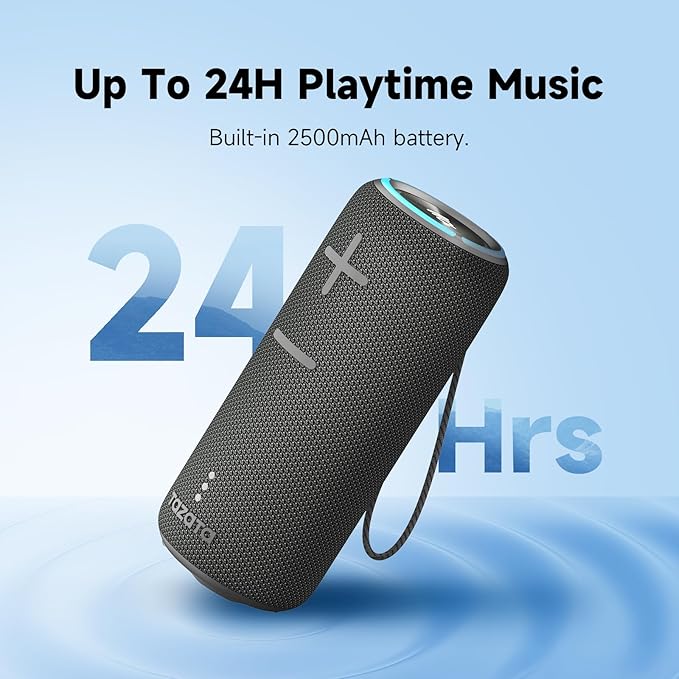 Portable Bluetooth Speaker, 30W 360° Surround Sound IPX7 Waterproof Wireless Golf Speakers,Outdoor Loud TWS Speaker,for Beach,Party,Camping Gift,8H Playtime