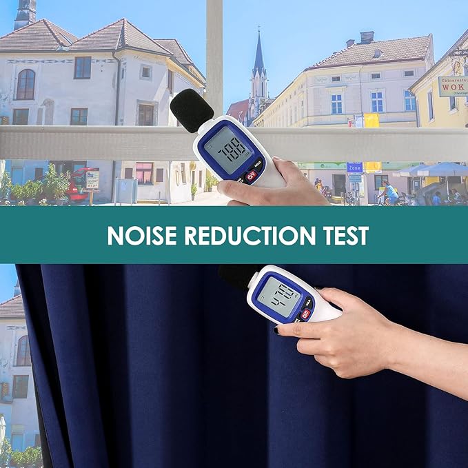 ChrisDowa 100% Blackout Curtains for Bedroom with Black Liner, 2 Thick Layers Total Blackout Thermal Insulated Grommet Small Window Curtains 2 Panels Set (Navy Blue, 42 x 45 Inch)