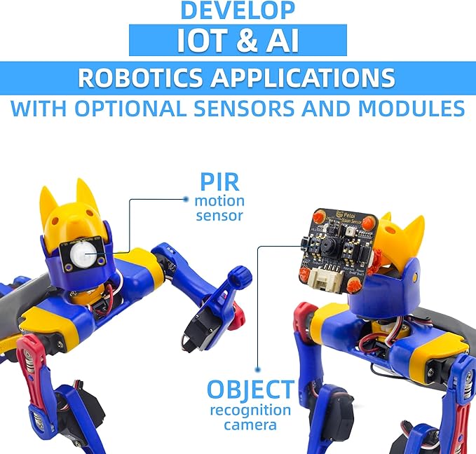 Robot Dog Bittle X (Construction) | Robotics Kit | App & Voice Control Smart Robot | Programmable Open Source Coding Robot Kit | STEM & Robotics Education for Teens, Coders, Geeks, & Students