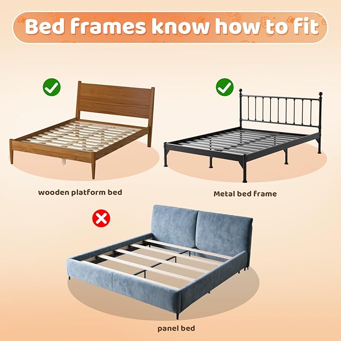 Bed Guard Rail for Toddlers - 59inch Foldable & Adjustable Height Baby Bed Safety Side Rails - Large Toddler Crib Railing Guard for Twin, Bunk, Full Size, Queen & King, Full Size Bed