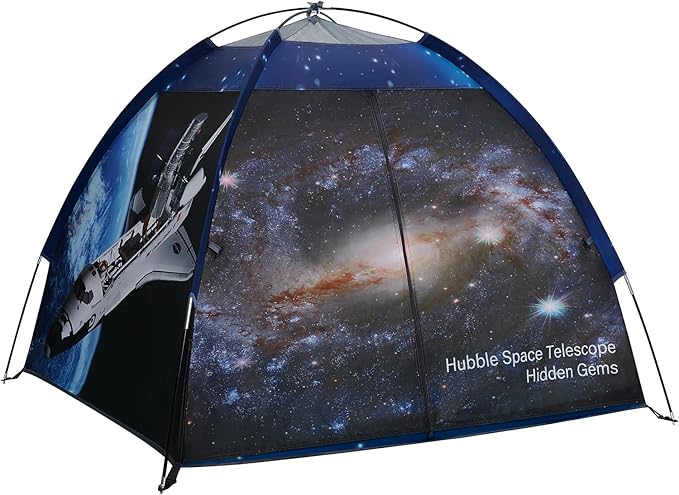 Play Tent for Boys and Girls- Space Shuttle Atlantis with Hubble Dome Tent for Kids Gift- ToddlerPop Up Tent Playhouse for Indoor Imaginative and Physical Play- 47" x 47" x 43 "