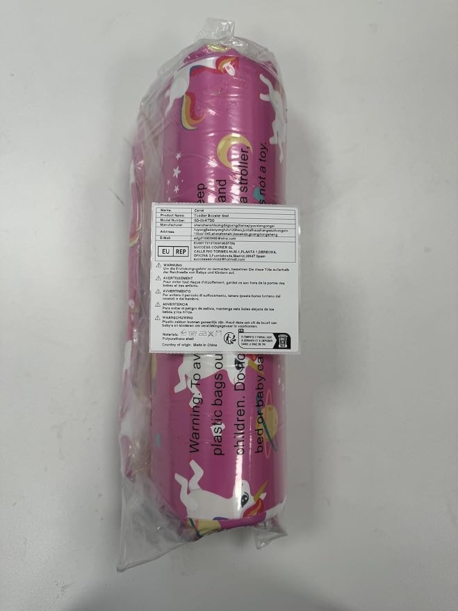 Toddler Booster Seat for Dining Table, Stronger Support Booster Seat for Table Washable 2 Safer Straps Non-Slip Bottom Portable for Kids Baby Increasing Cushion for Travel Home