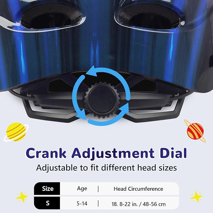 Kids/Youth Bike Helmet for Boys Girls and Teens, Adjustable and Multi-Sport for Bicycle, Kick Scooter, Skateboard, Roller/Inline Skate