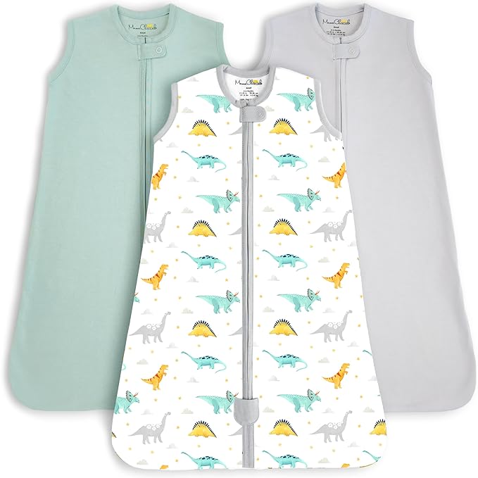 Mama Cheetah Baby Sleep Sack 0.5 TOG, Organic Cotton Baby Wearable Blanket with Two-Way Zipper, Swaddle Transition Baby Sleeping Bag for Newborn Infant Toddler Boy Girl, 18-24 Months