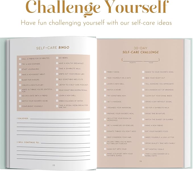 Self Care Planner by epic self - Undated Wellness Planner, 48 Weeks - Self-Love, and Habit Tracker for Women - Prioritize Your Well-being in 2024 - Daily & Weekly Reflection Pages