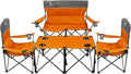 Camping Chair Set of 3, Outdoor Folding Camping Chairs by CAMPHILL