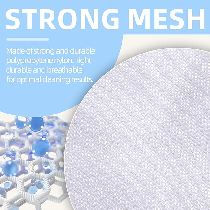 Mesh Laundry Bags, Mesh Wash Bags, Durable Mesh Structure with Strong Zipper, Suitable for Underwear, Delicate Clothes, Pants, Shoes, Socks Washing (Small Fine Mesh, Medium 16 * 20in *4pcs)