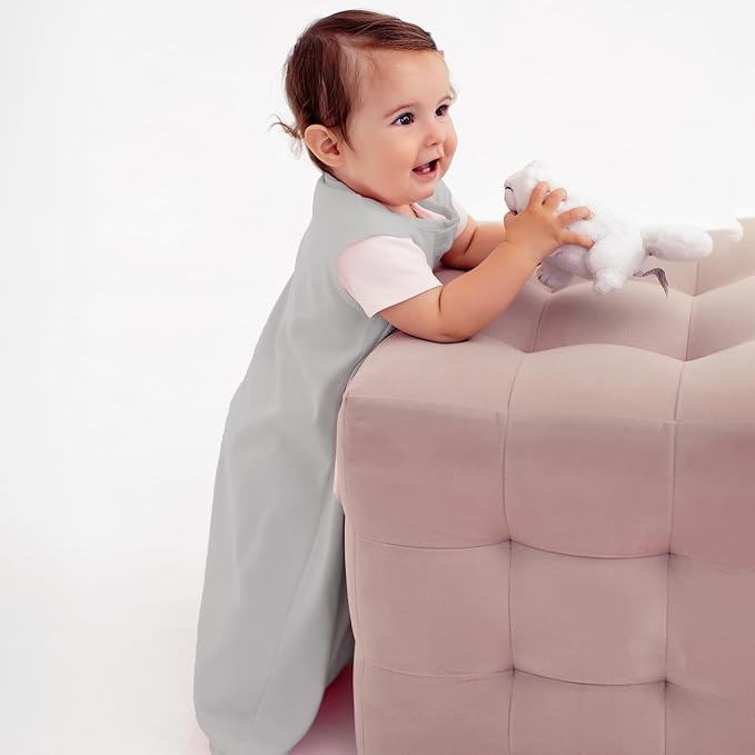 Mama Cheetah Baby Sleep Sack 0.5 TOG, Organic Cotton Baby Wearable Blanket, Swaddle Transition Baby Sleeping Bag, Boy Girl Newborn Infant, XXL (24-48 M)