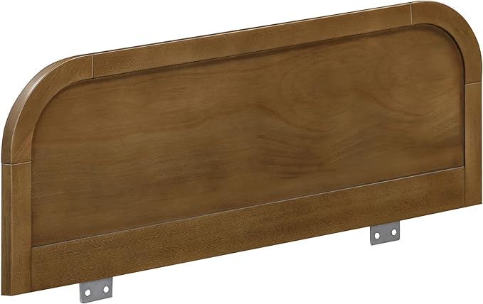 Babyletto Twin/Full Size Guardrail - GREENGUARD Gold Certified Bed Rail for Toddlers - Removable Wooden Baby Bedside Railing Guard for Child Safety & Sleep - Kids/Toddler Bed Rails/Side Guards, Walnut