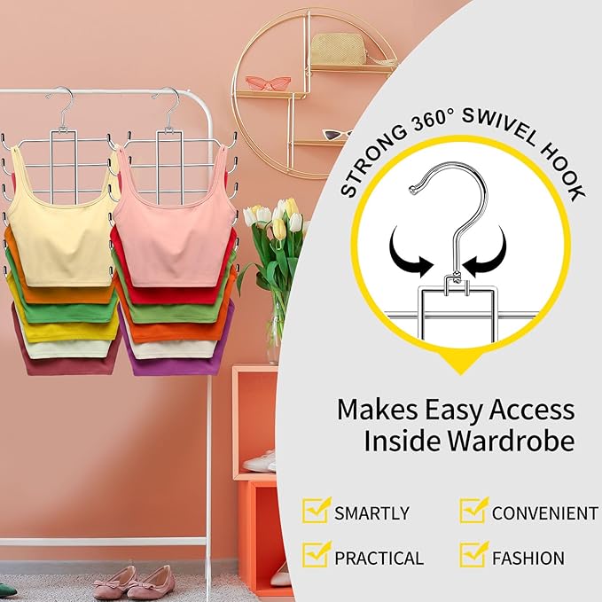 1 Pack Tank Top Hanger Space Saving, Closet-Organizer-and-Storage - Image 5