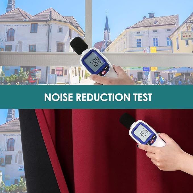 ChrisDowa 100% Blackout Curtains for Bedroom with Black Liner, 2 Thick Layers Total Blackout Thermal Insulated Grommet Window Curtains 2 Panels Set (Burgundy, 52 x 63 Inch)