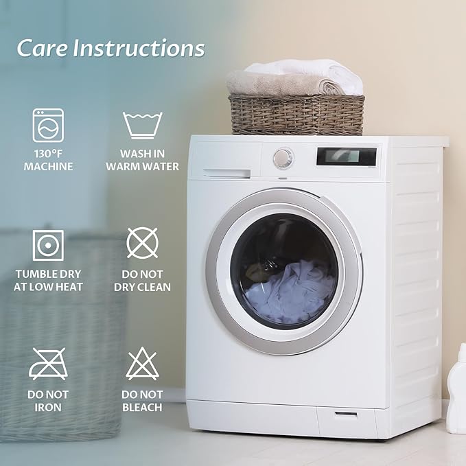 Twin XL Size Waterproof Mattress Protector Fitted Quilted Mattress Pad Cover with Deep Pocket Up to 15''