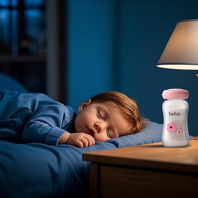 YOHKOH Glass Breast Milk Storage Bottles - 100% Leak-Proof, BPA-Free Breastmilk Storage Containers, Freezer & Dishwasher Safe, Ideal for Nursing Mothers (Red, 5.4oz (Pack of 6))