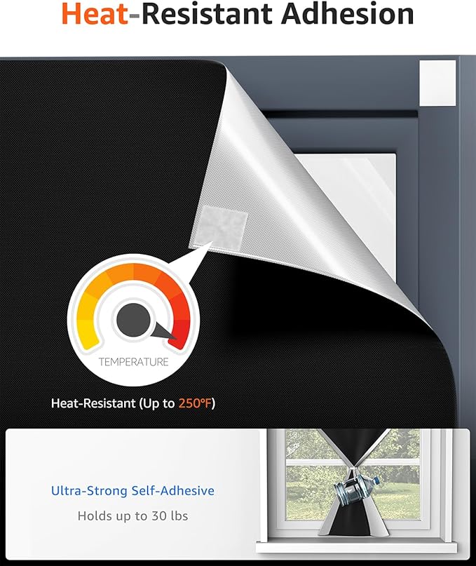 Sumobaby 75"x57" Portable Blackout Curtains, Blinds for Windows with Hook & Loop Tapes, 100% Blackout Window Shades, Window Curtains Easy to Cut Fit for Bedroom, Baby Room and TV Room (Black)