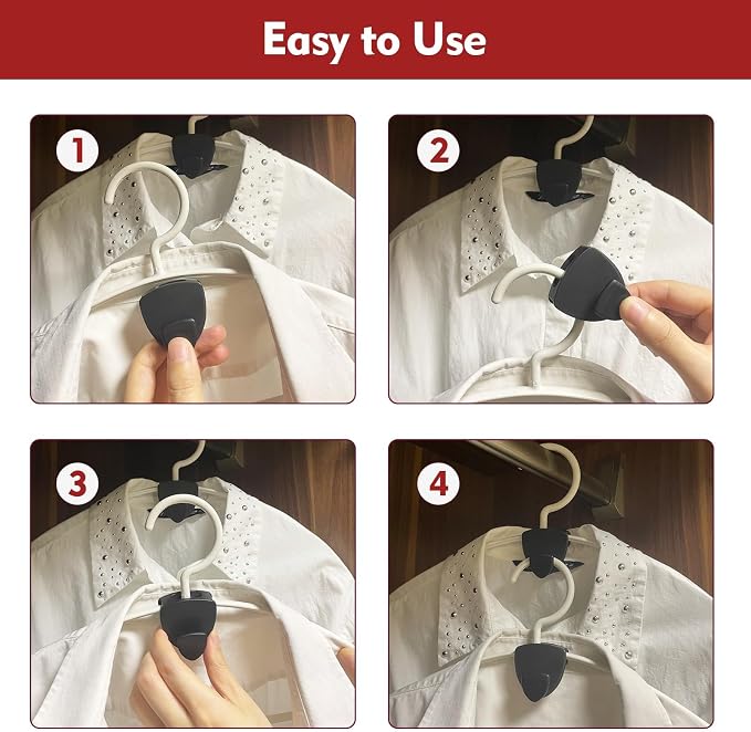 Latoxcaa Space Saving Hanger Hooks 70Pcs, Upgrade Heavy Duty Space Saver - Image 7