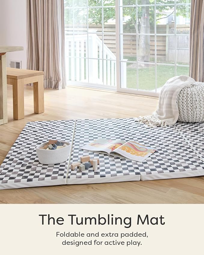 Foldable Baby Tumbling Mat – Foldable Kids Play Mat | Durable, Stylish, and Cushioned Design
