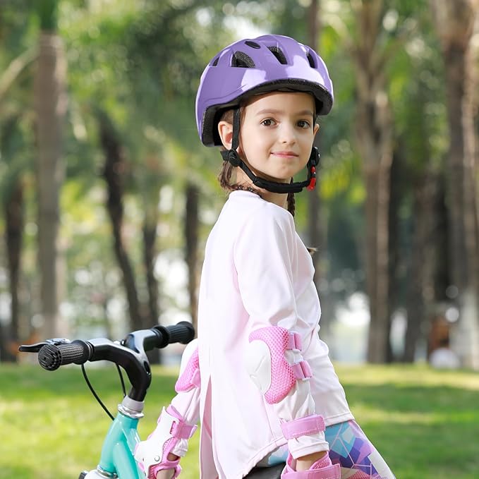 Kids Bike Helmet,2 Sizes Adjustable for Youth Child Boys & Girls Ages 3-5-8-14,Ventilation and Multi-Sport for Bicycle Scooter Skate