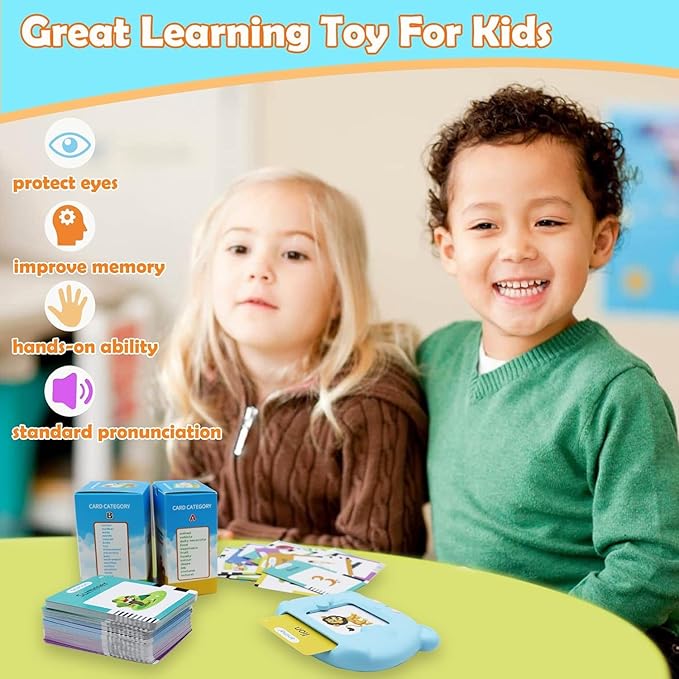 MAYAPHILOS 510 Sight Words Brazilian Portuguese and English Talking Flash Cards, Learn Portuguese for Kids Portuguese Language Learning Speech Therapy Toys for Toddlers