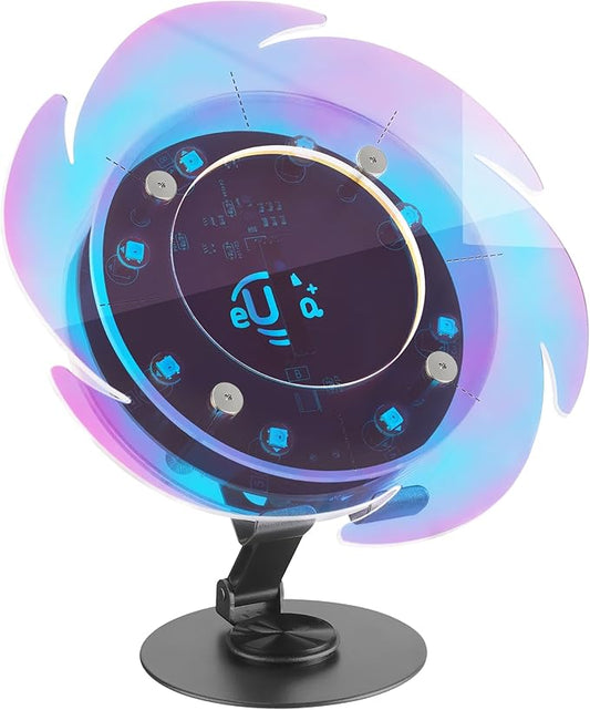 STEM DIY Toys Hand Assembly Electronic Spin The Wheel | Science Craft Kit for Kids Ages 8-9-10-11-12-13-14-15+ Years Old | Educational Gifts for Boys&Girls | Video Guide | (Fire Wheel-Phantom Color)