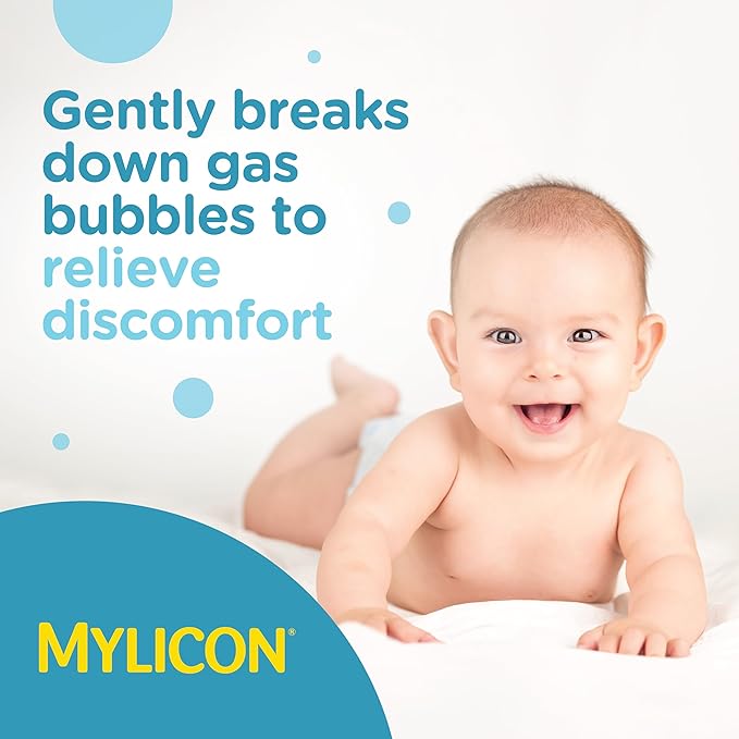 MYLICON Infants Gas Relief Drops for Infants and Babies, Dye Free Formula, 1 Fluid Ounce