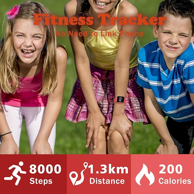 Kids Watches for Girls Boys Digital Sport Watch with Step Counter Pedometer Vibration Alarm Clock, No App Waterproof Fitness Tracker Kids Watch Boys Girls Teens Students Ages 5-16