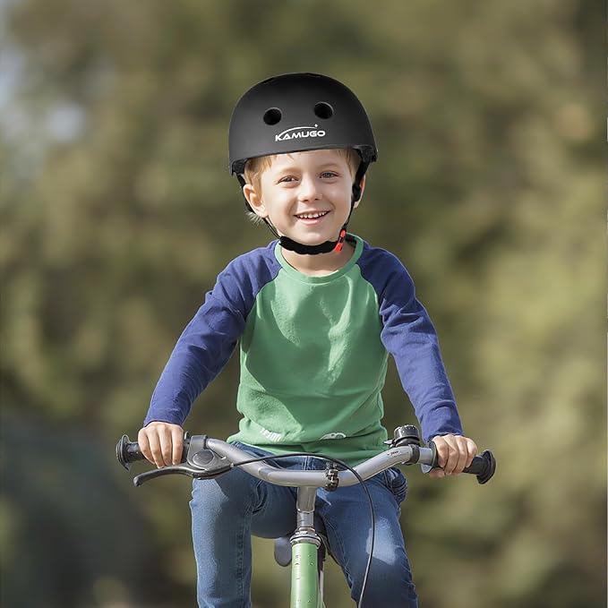 KAMUGO Kids Bike Helmet,Toddler Helmet Adjustable Kids Bicycle Helmet Girls Or Boys Ages 2-8/8-14 Years Old Multi-Sports for Cycling Skateboard Scooter