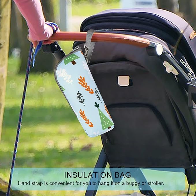 Accmor Baby Bottle Cooler Tote Bags, Insulated Breastmilk Cooler Bag, Nursing Bottle Warmer Bag for Nursing Mom Daycare Travel