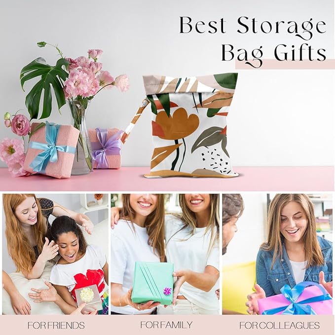 Wet Bag, Wet Dry Bag, Wet Bag for Swimsuit, Travel, Beach, Pool, Diapers, Dirty Yoga Gym Clothes, Makeup Bag, Waterproof Tropical Palm Leaves Decor Jungle Palm Leaf Favors