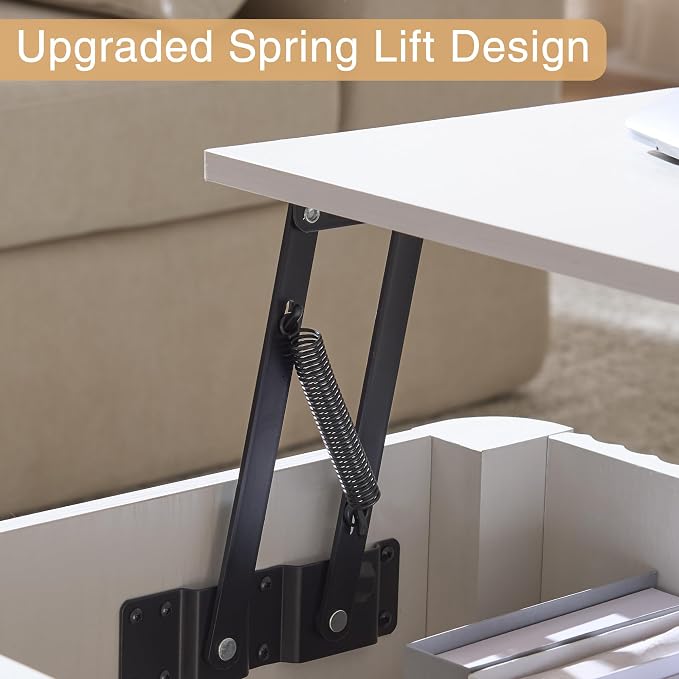 Fatmok Large Lift Top Coffee Table - Image 4