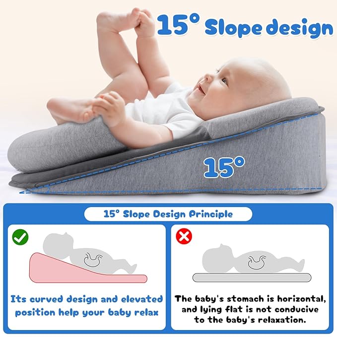 2026 New Rest Nest Baby Lounger Pillow, Baby Lounger Pillow for Infant Support Cushion Reflux