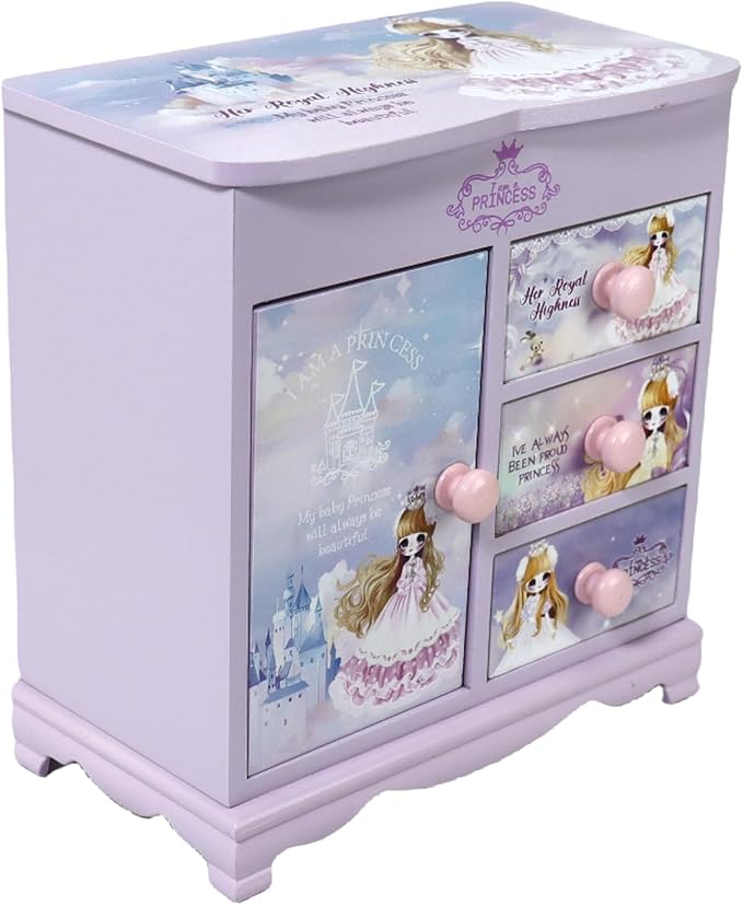 Children's Jewelry Box for Girls - Purple, Little Girl Birthday &