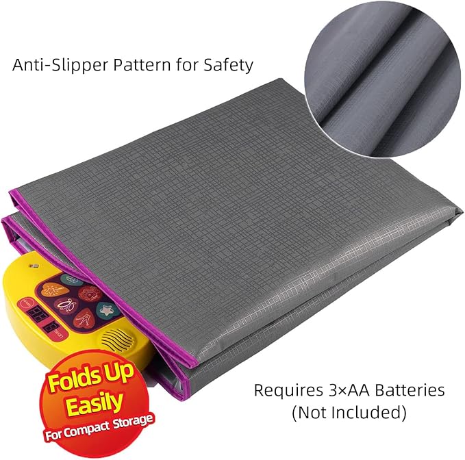 SUNLIN Dance Mat Toys for Girls Ages 3-10 | Dance Pad with LED Lights, Adjustable Volume, 9 Built-in Music, 7 Game Modes, 5 Challenge Levels | Christmas Birthday Gifts for 3 4 5 6 7 8+ Years Old Girl