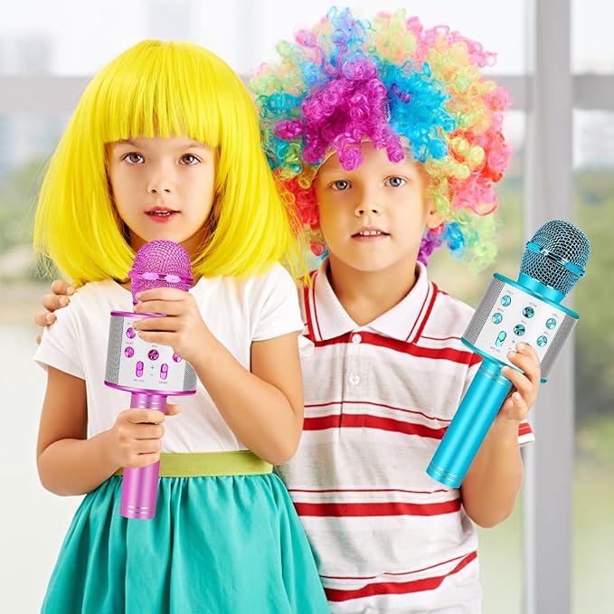 Kids Karaoke Microphone for Girl Toys: Christmas Birthday Gifts Ideas for 3 4 5 6 7 8 9 10 Year Old Girls